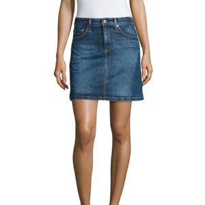 NWOT AG Adriano Goldschmied Ali A-line denim Skirt Size 30R